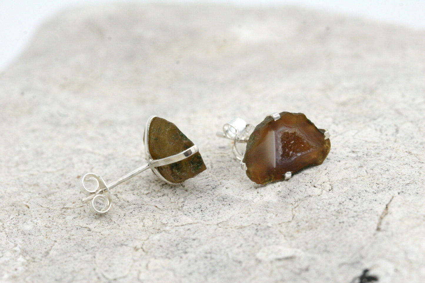 Geode Stud Earrings