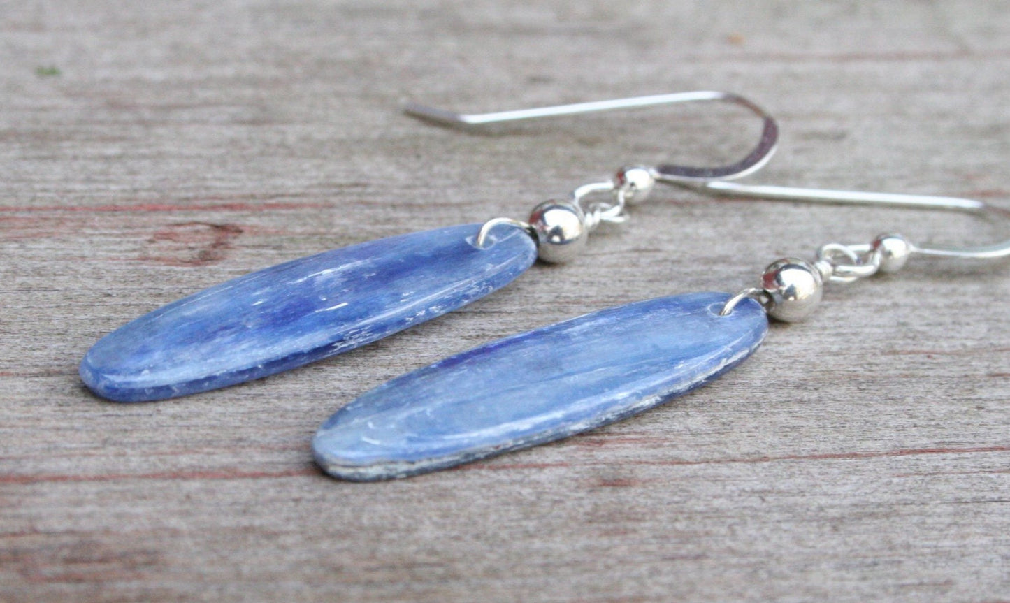 Kyanite Oval Earrings
