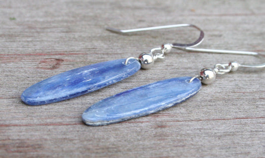 Kyanite Oval Earrings
