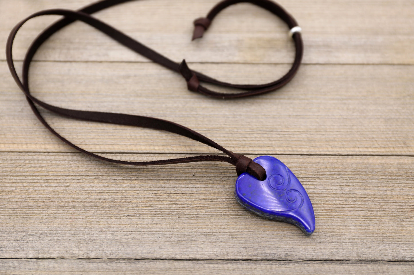 Lapis Lazuli Heart Necklace