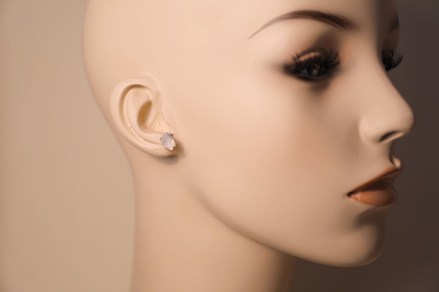 Blue Dumortierite Stud Earrings