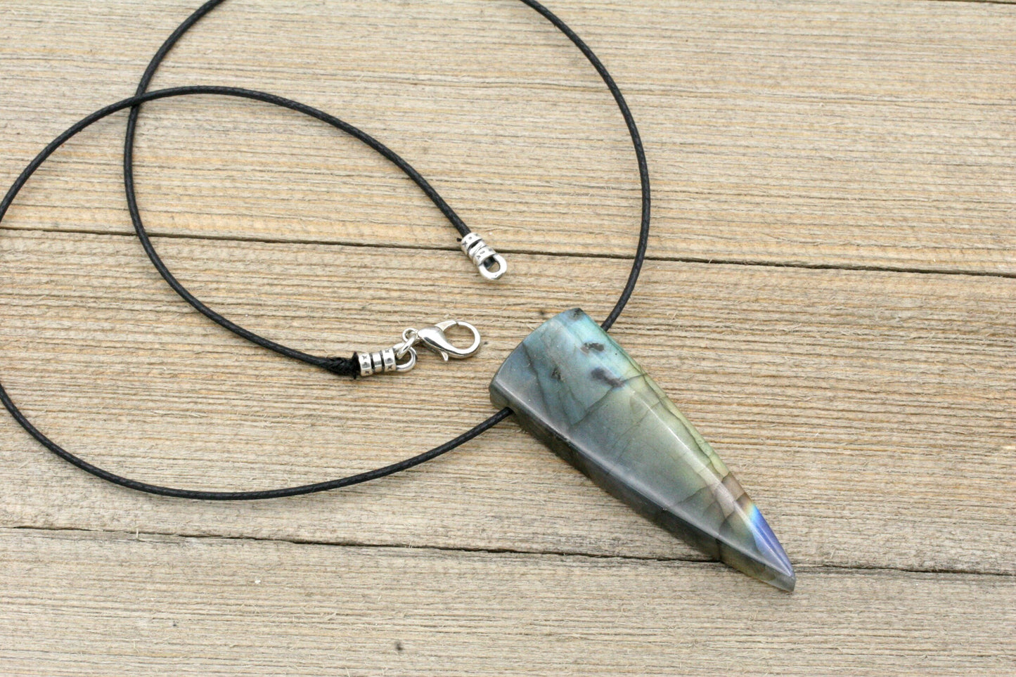 Labradorite Spike Necklace