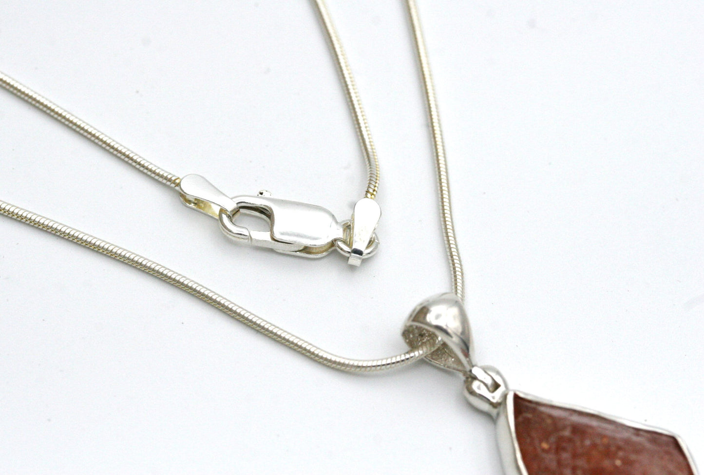 Raw Sunstone Necklace