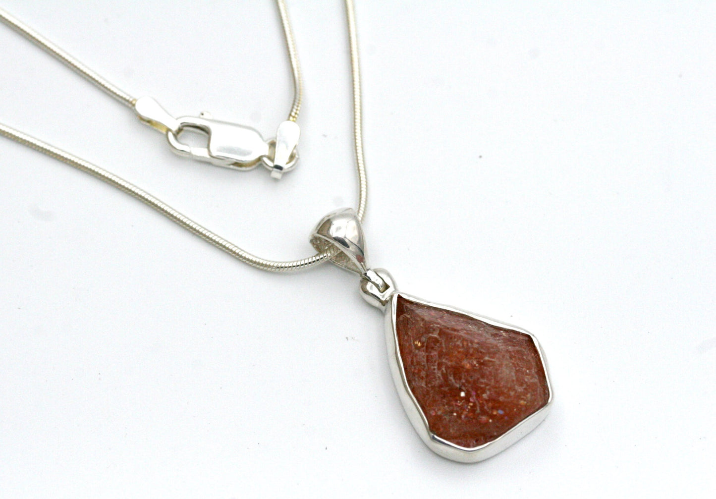 Raw Sunstone Necklace