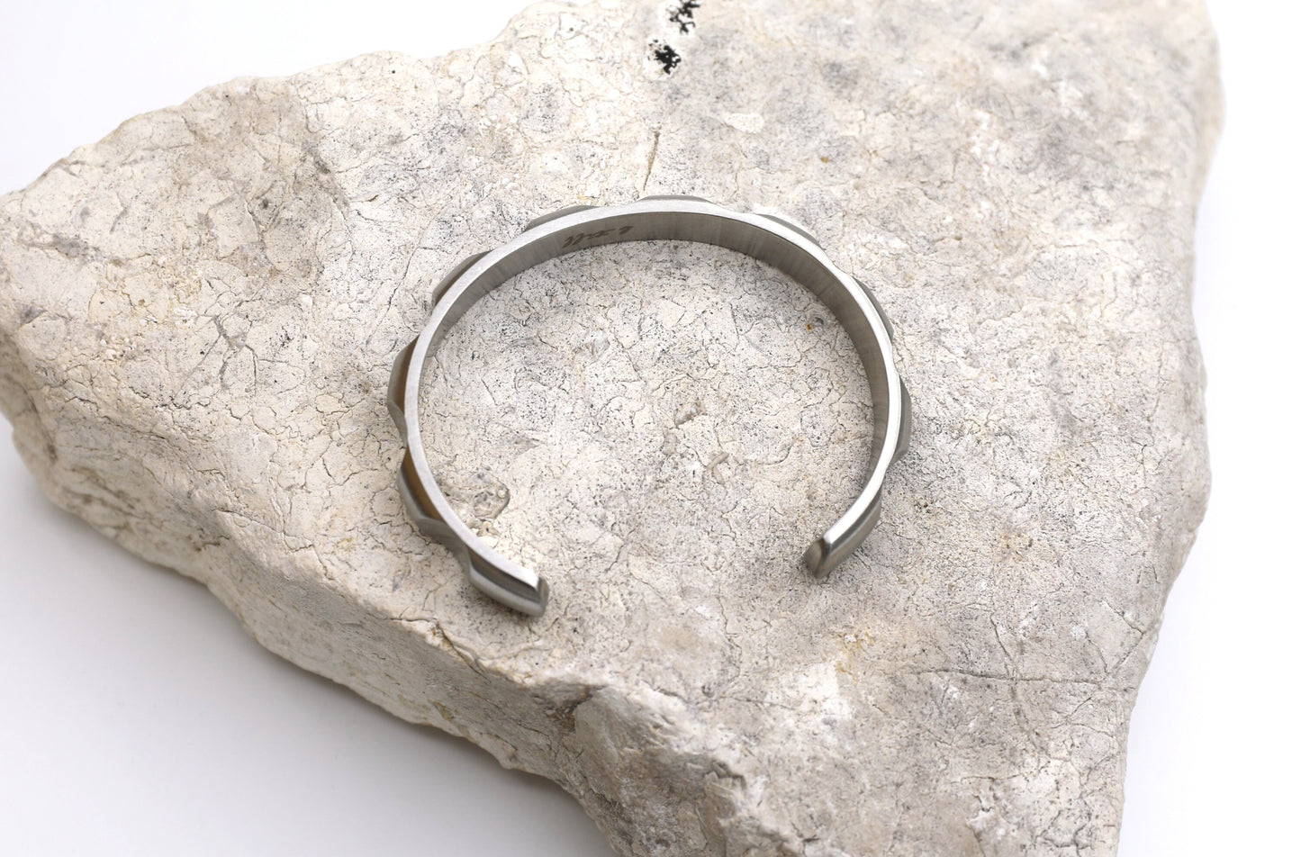 Men's Machined Steel Bracelet