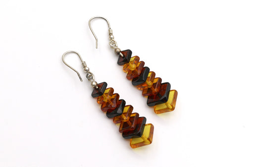 Baltic Amber Cairn Earrings