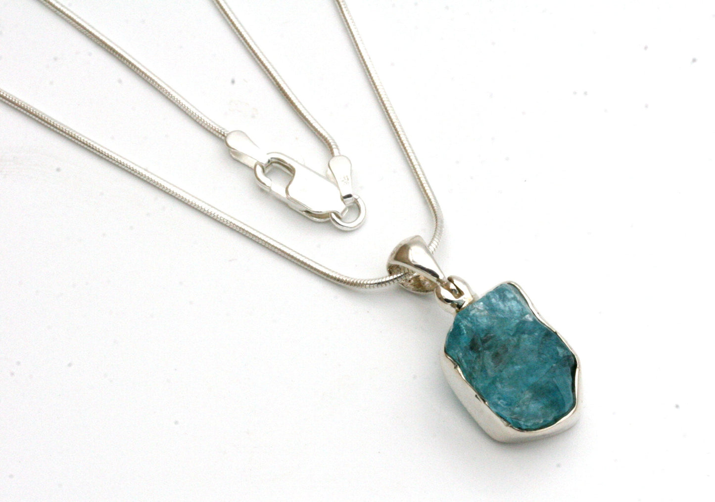 Raw Apatite Necklace