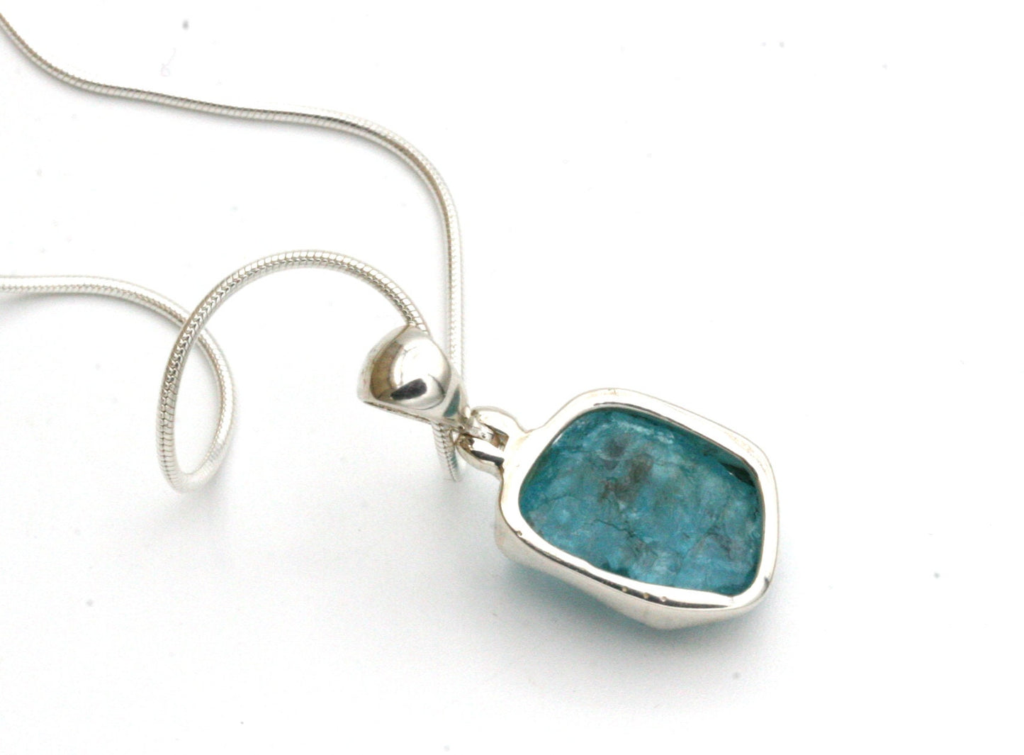 Raw Apatite Necklace