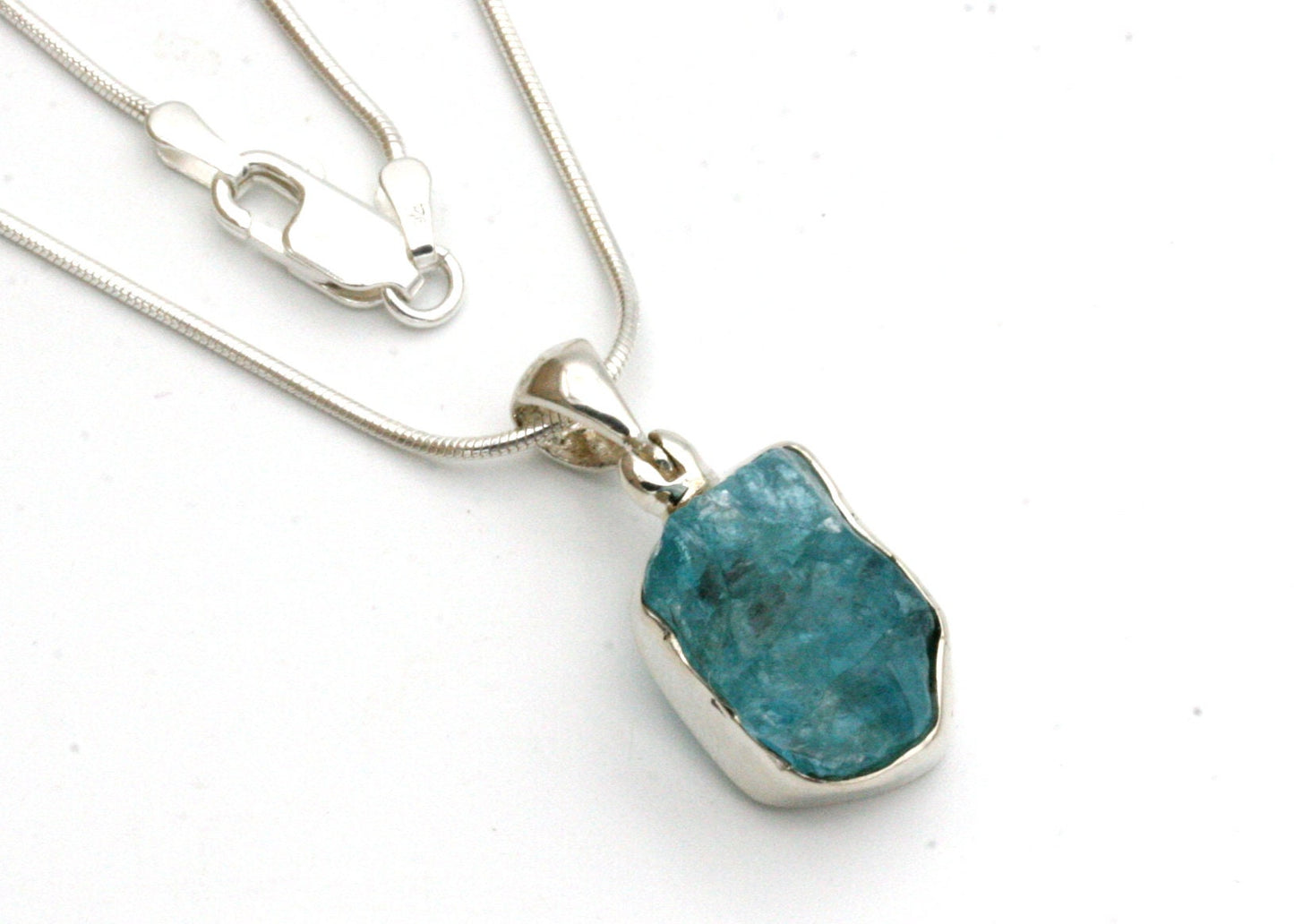 Raw Apatite Necklace