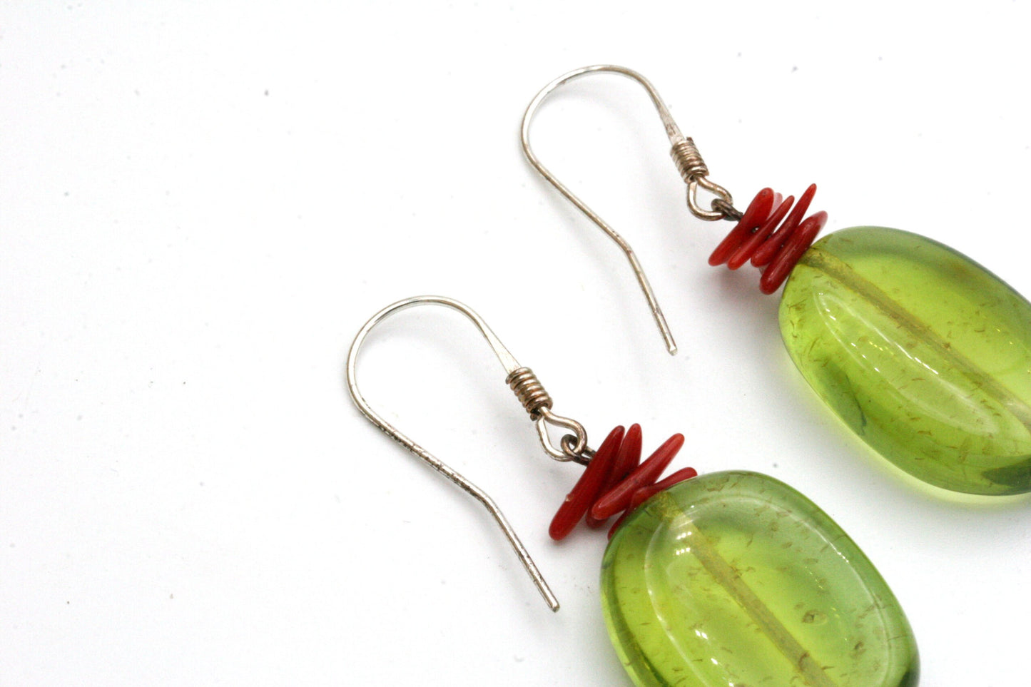 Prickly Pear Amber Earrings