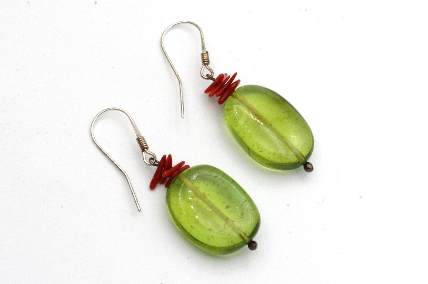 Prickly Pear Amber Earrings