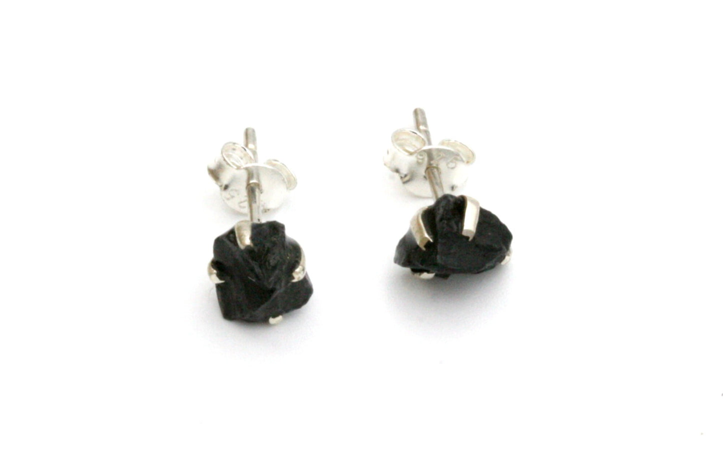 Raw Shungite Stud Earrings