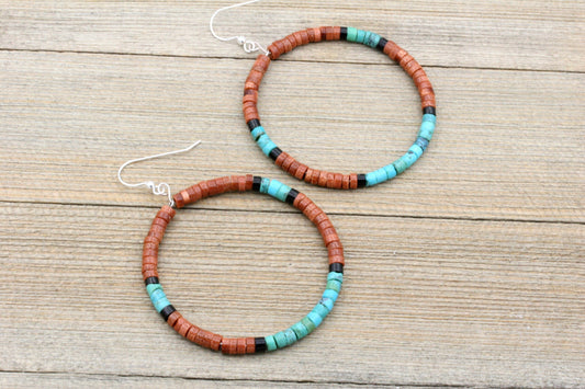 Southwestern Hoop Earrings