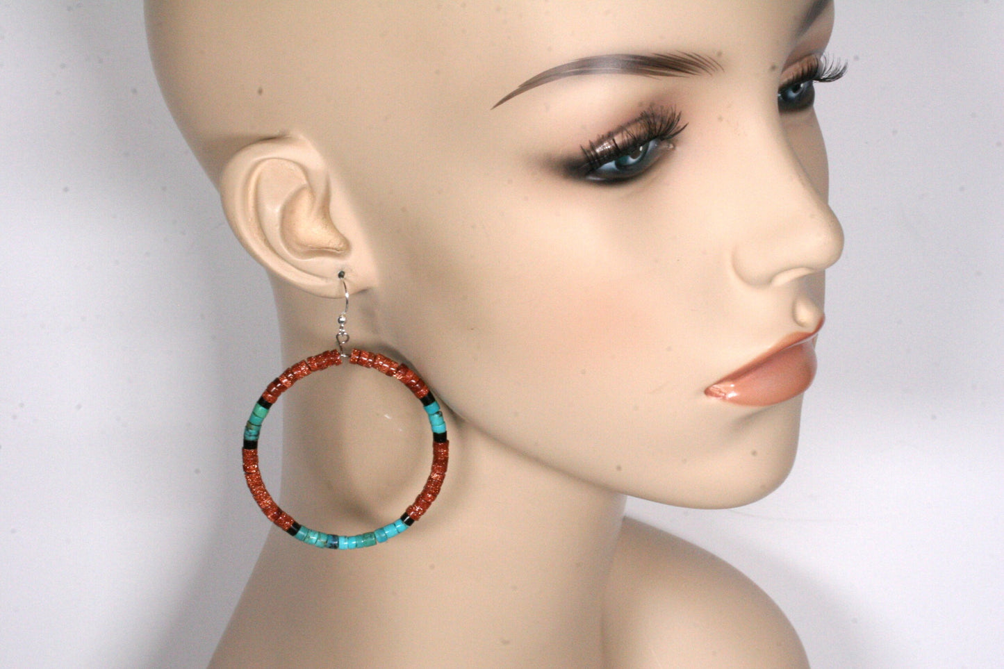 Southwestern Hoop Earrings