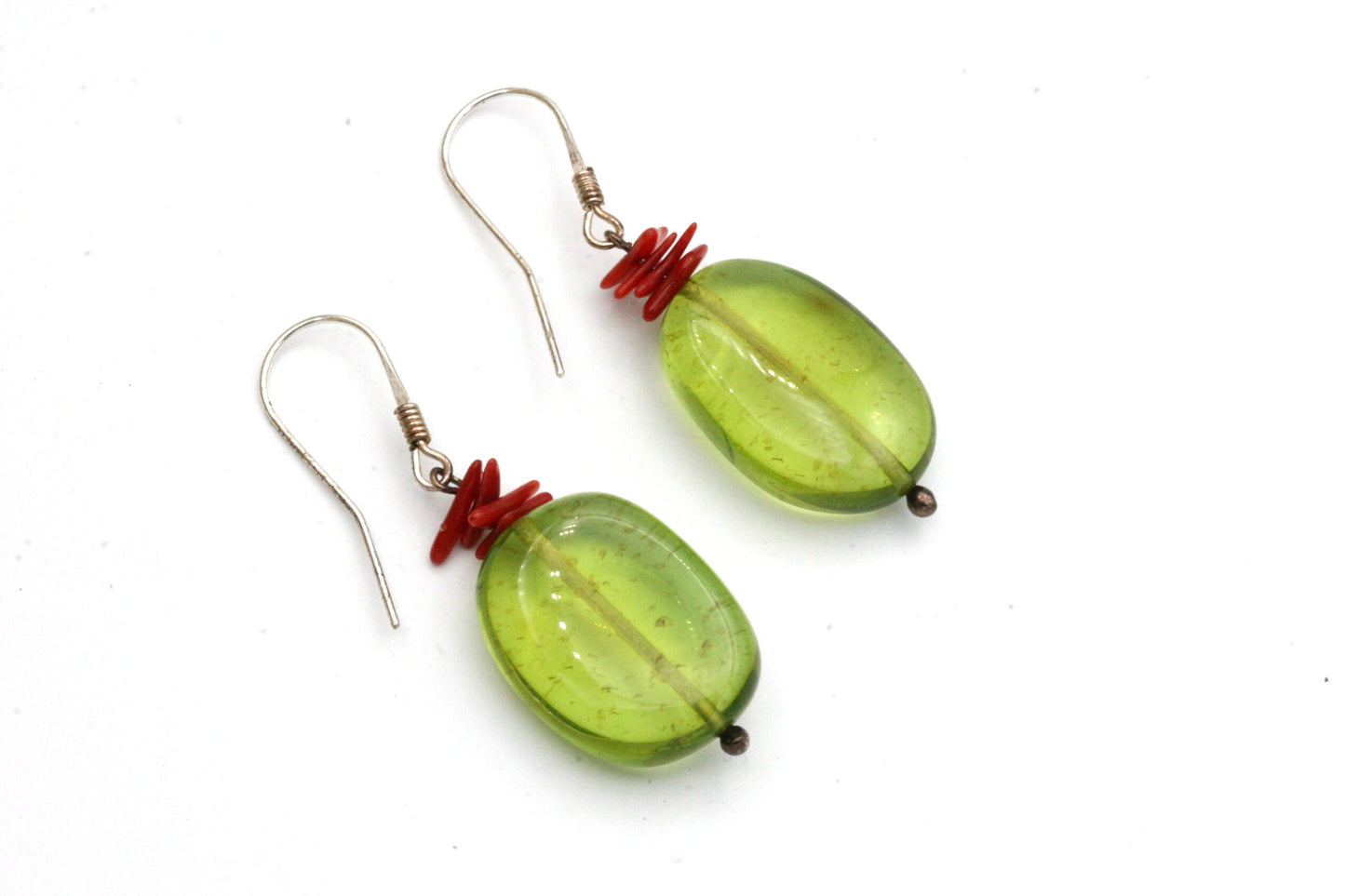 Prickly Pear Amber Earrings