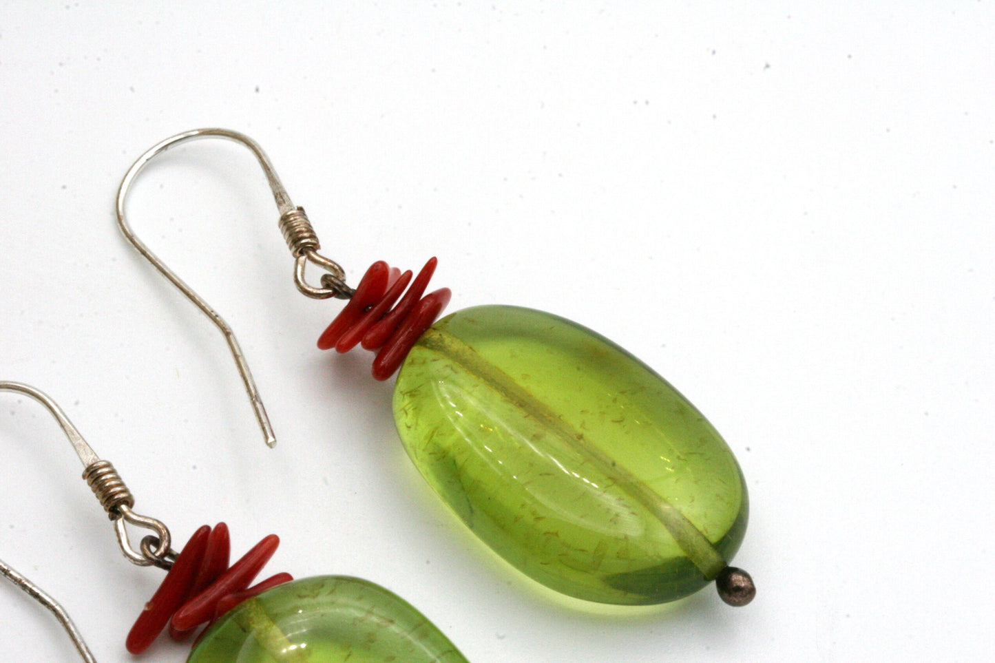Prickly Pear Amber Earrings