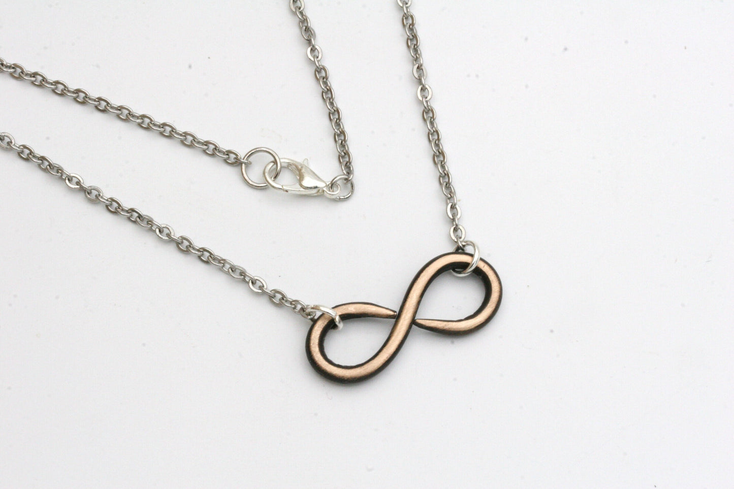Bronze Infinity Necklace