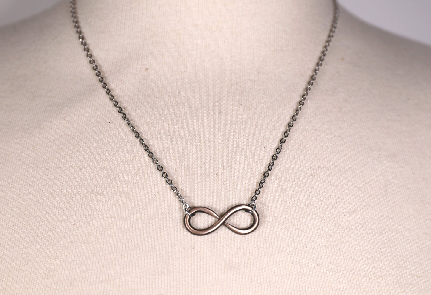 Bronze Infinity Necklace