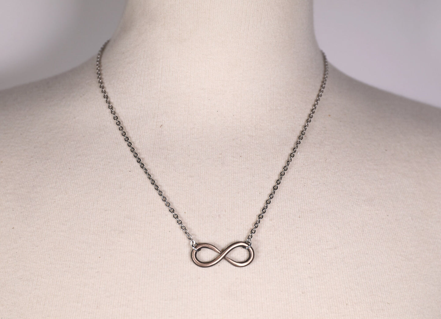 Bronze Infinity Necklace