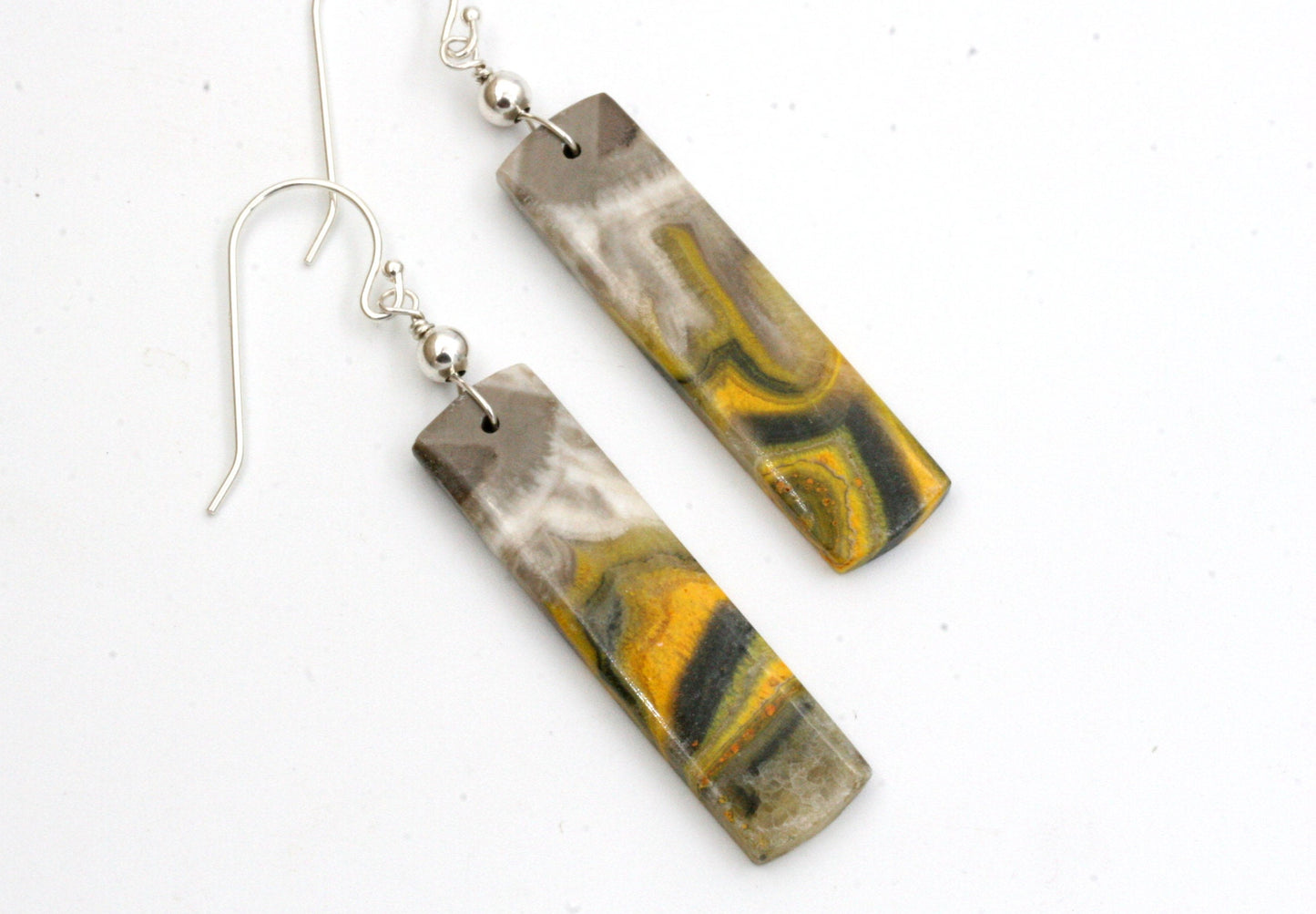 Bumble Bee Jasper Earrings