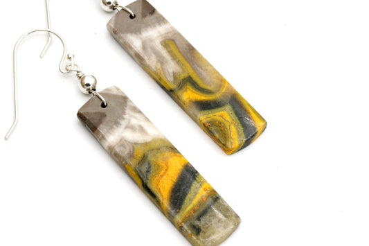 Bumble Bee Jasper Earrings