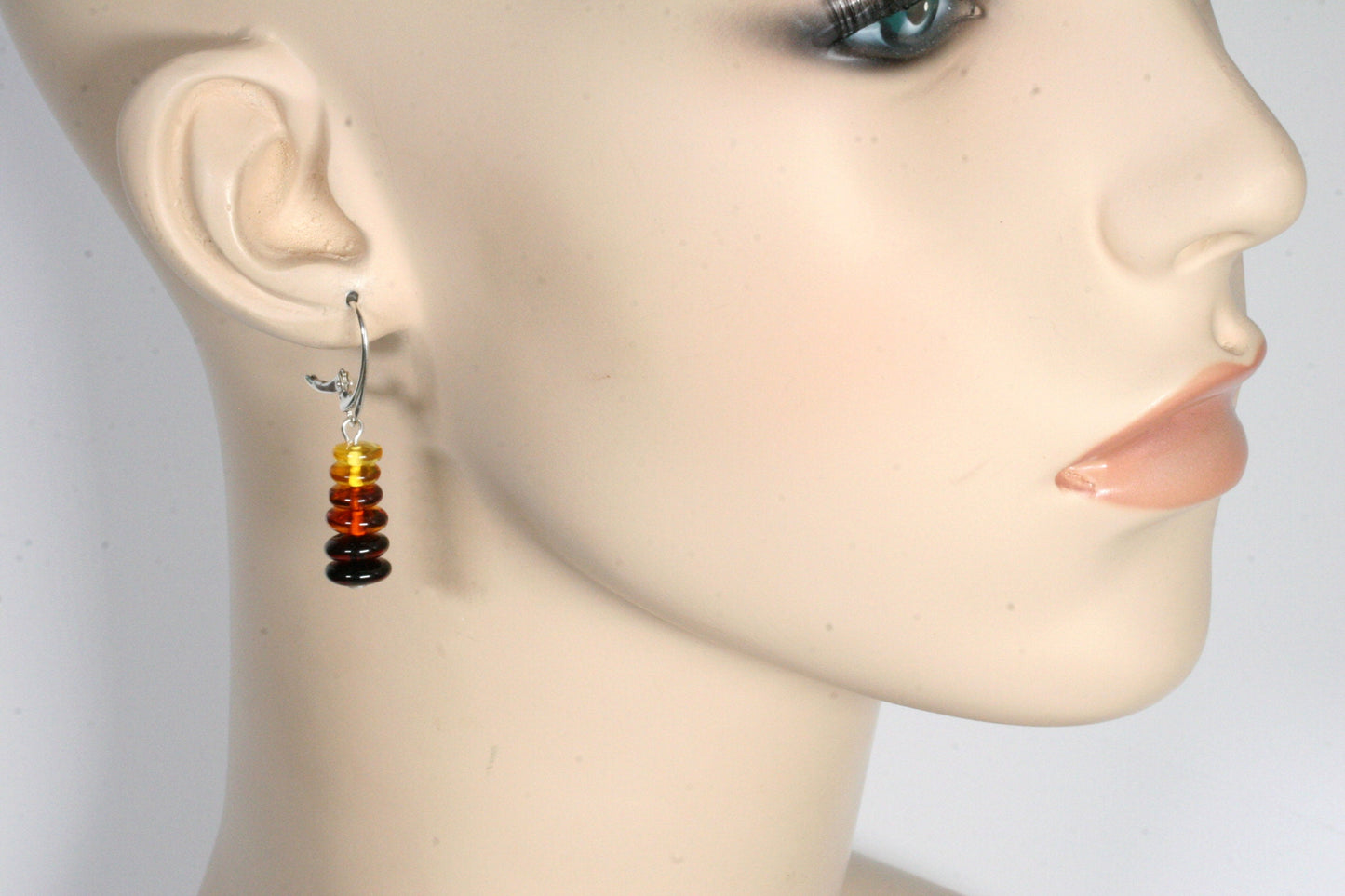 Ombre Amber Stack Earrings