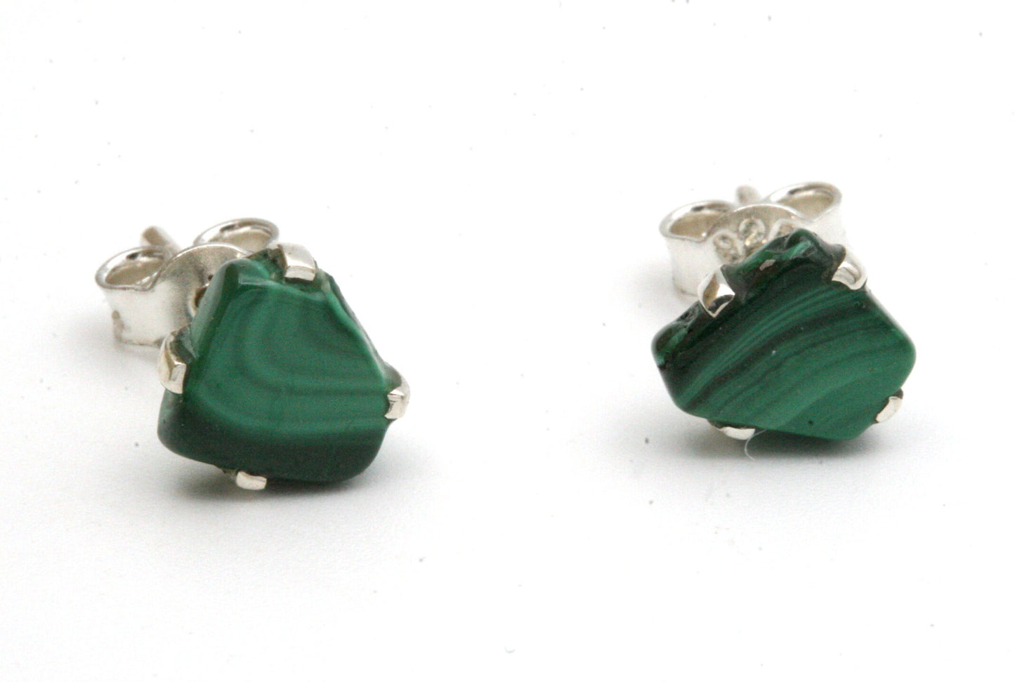 Malachite Stud Earrings