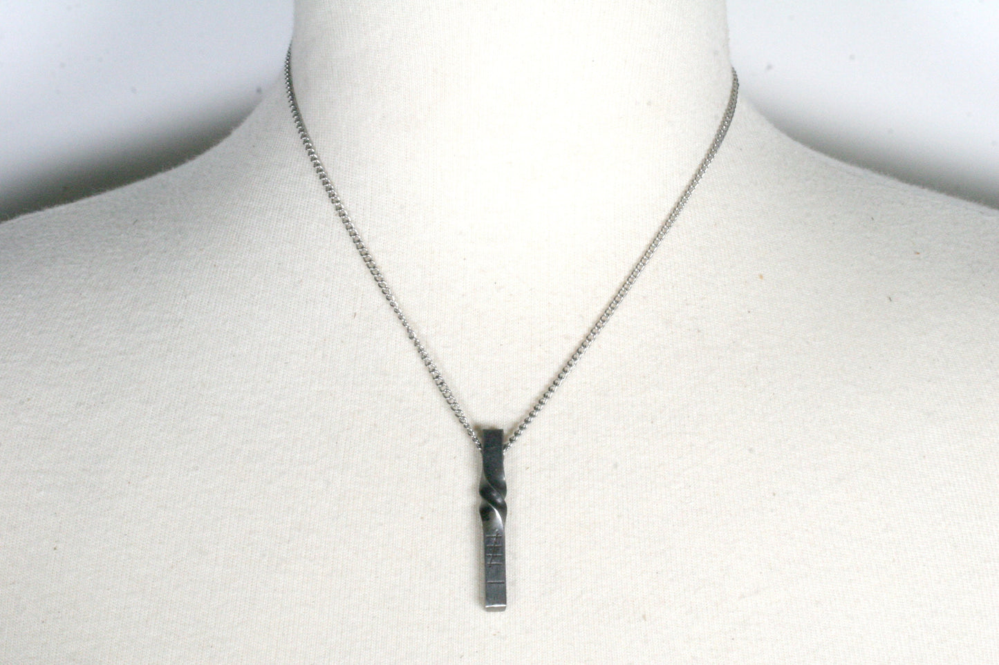Iron Twist Pendant