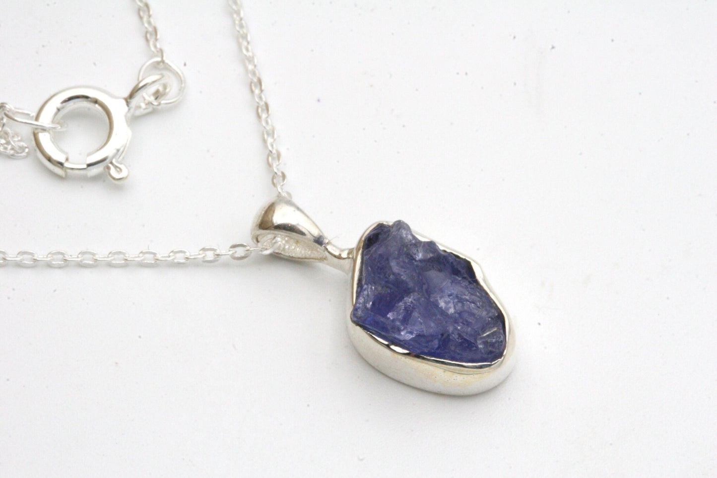Raw Tanzanite Necklace
