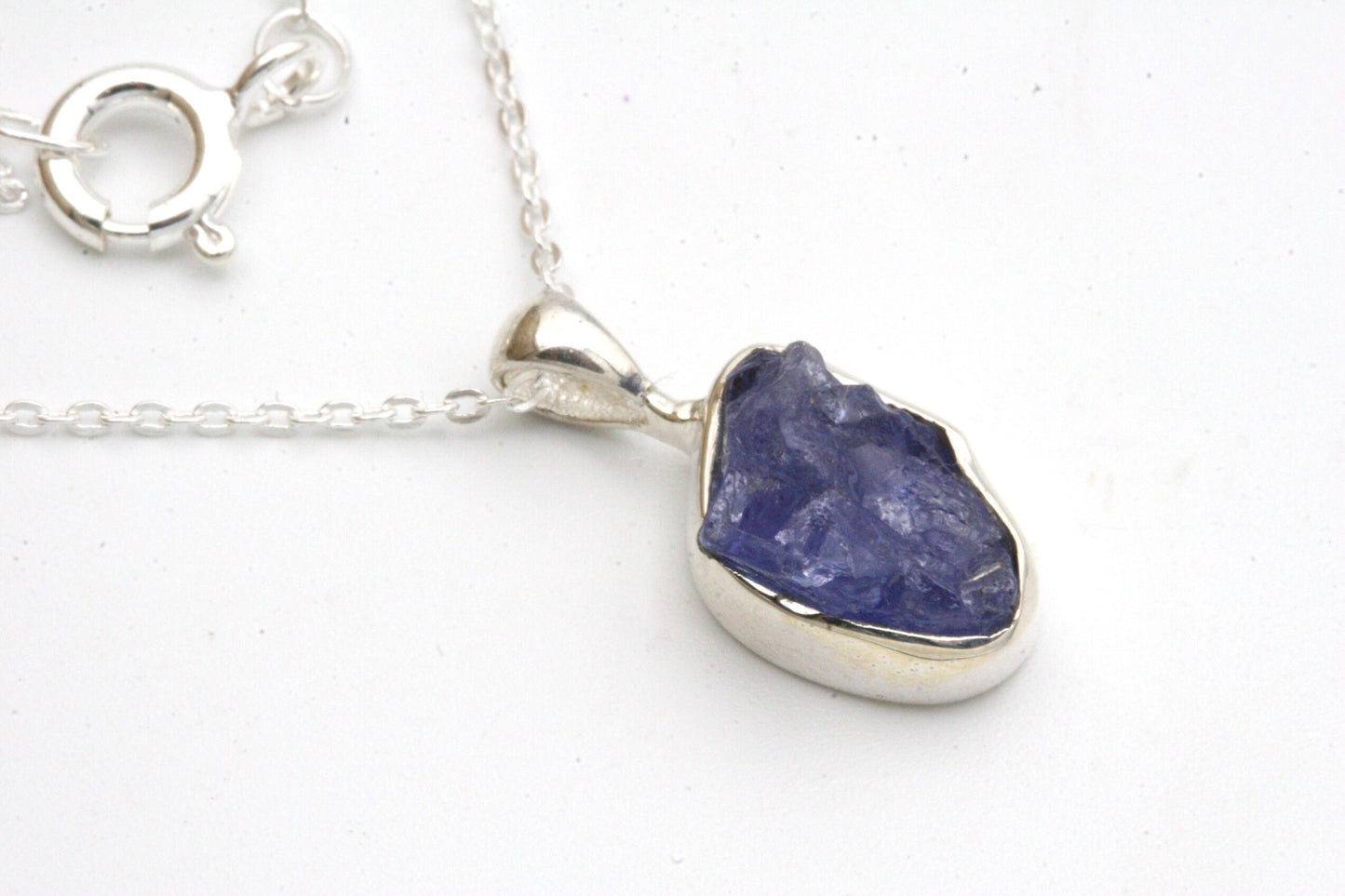 Raw Tanzanite Necklace