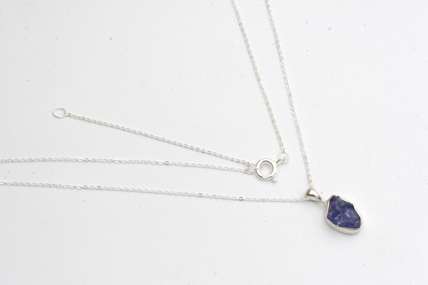 Raw Tanzanite Necklace