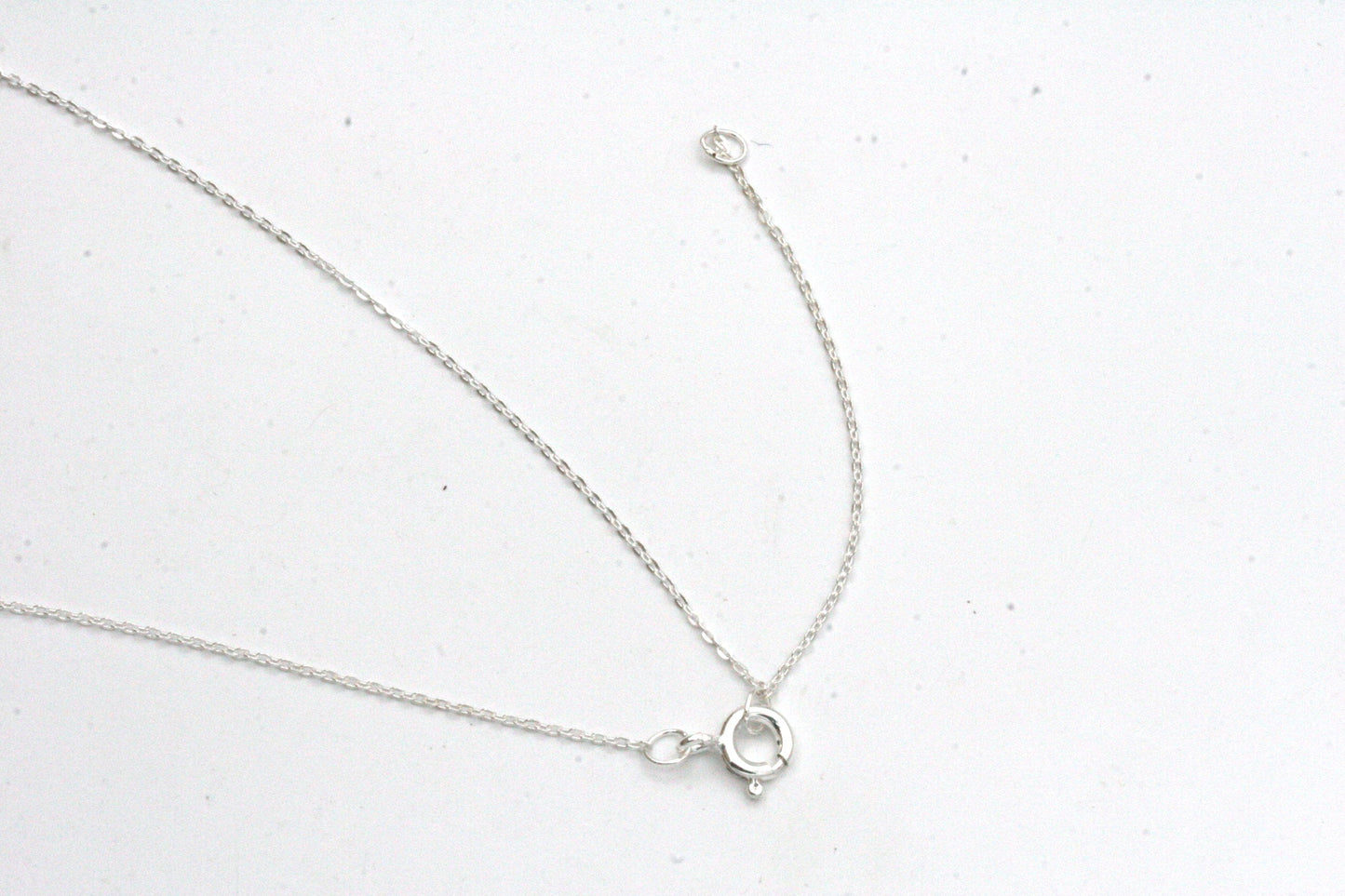 Blue Moonstone Slider pendant in Sterling silver