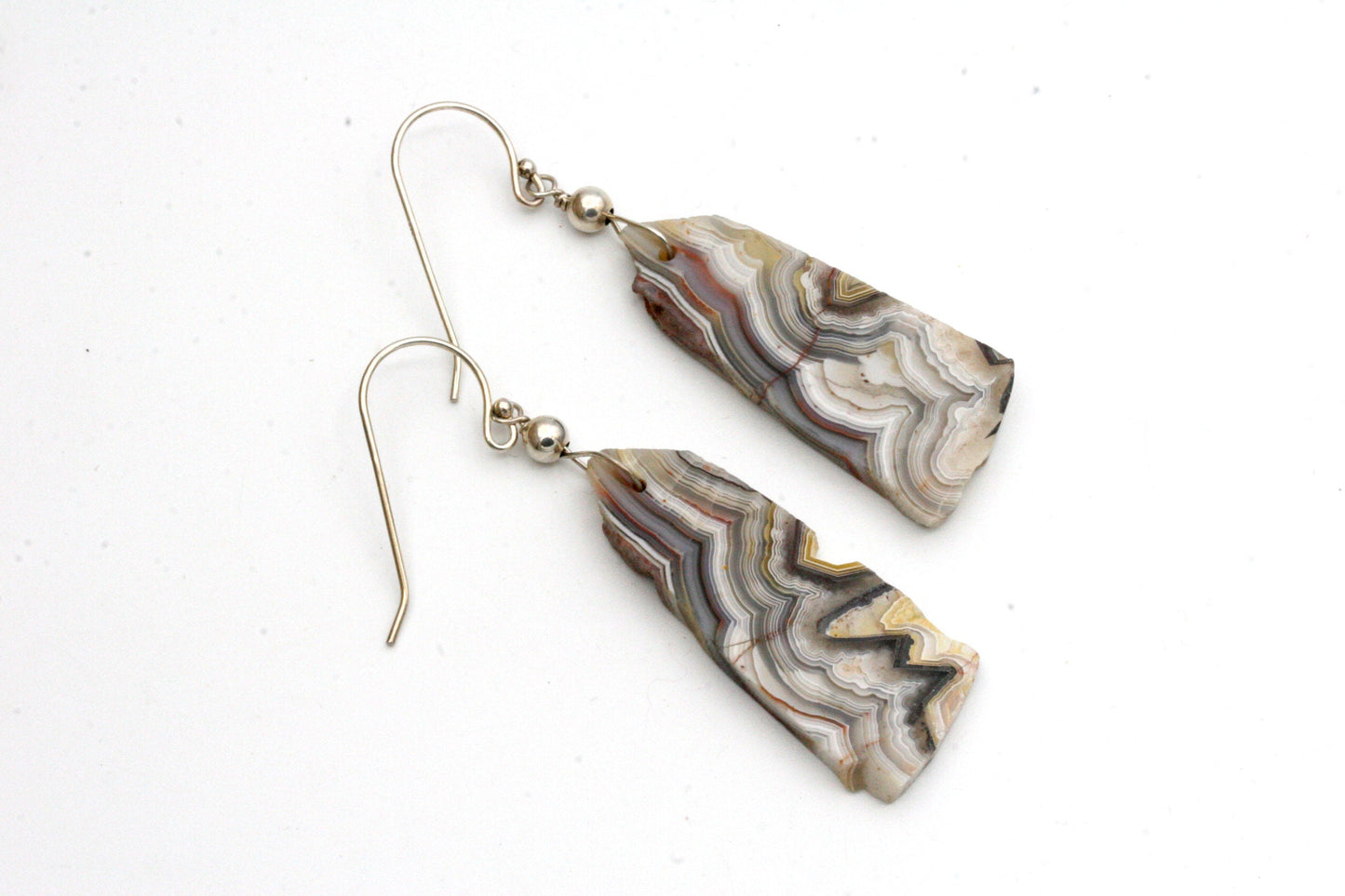 Laguna Lace Agate Earrings