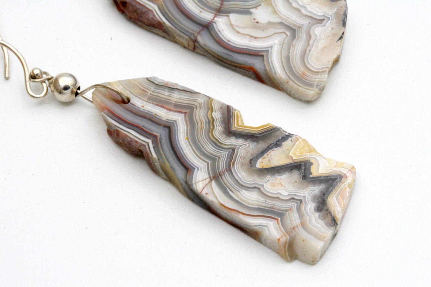 Laguna Lace Agate Earrings
