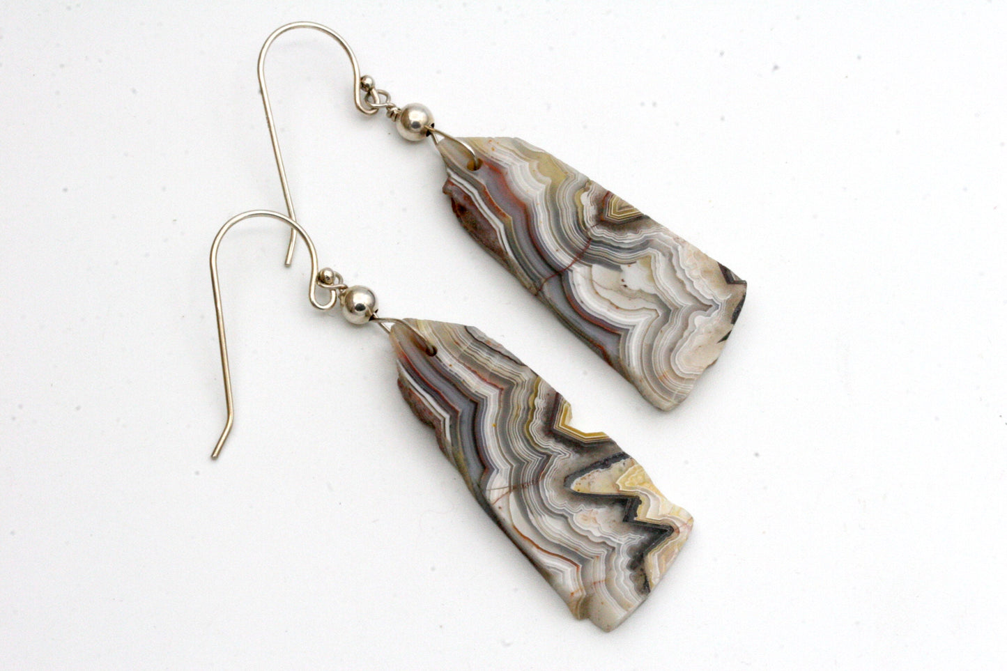 Laguna Lace Agate Earrings