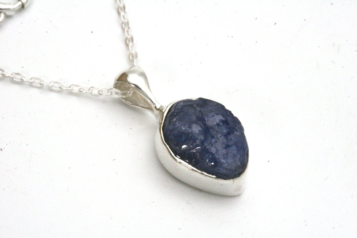 Raw Sapphire Pendant
