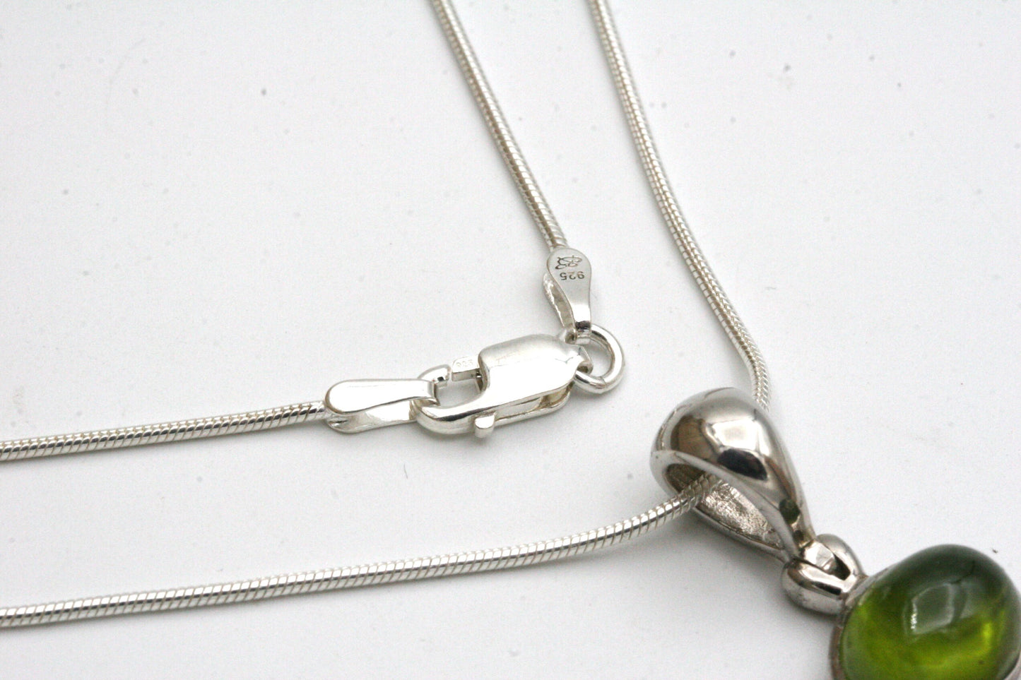 Grape Chalcedony with Vesuvianite Pendant