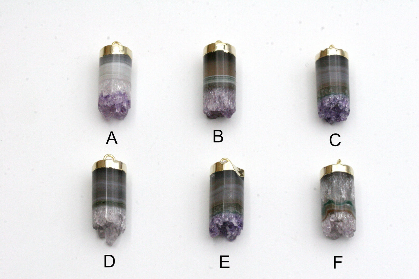 Amethyst Bullet Necklace