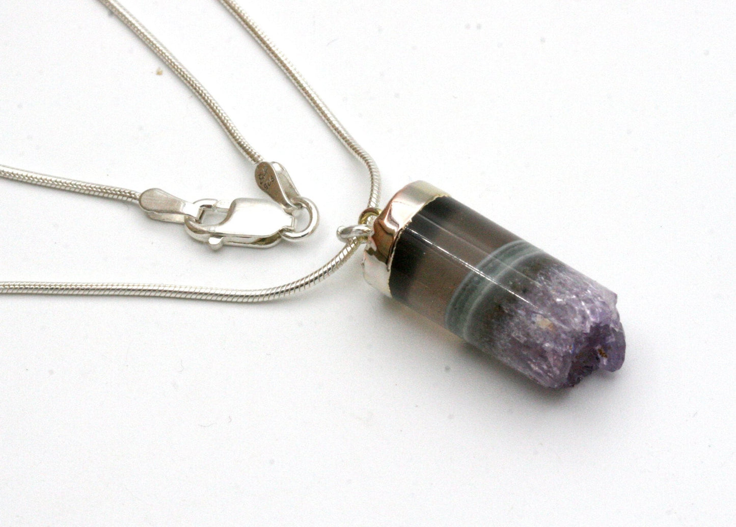 Amethyst Bullet Necklace