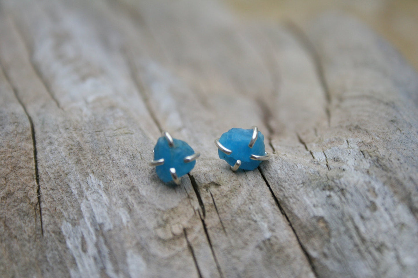 Apatite Stud Earrings