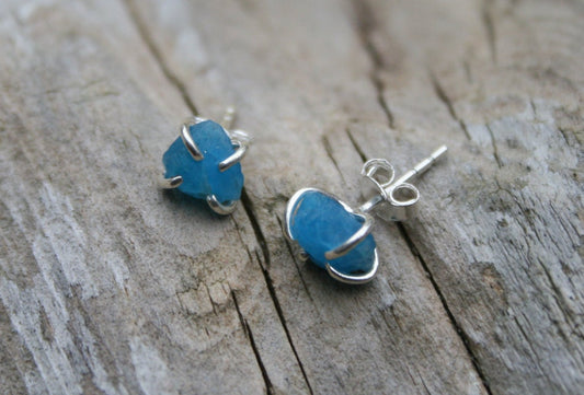 Apatite Stud Earrings
