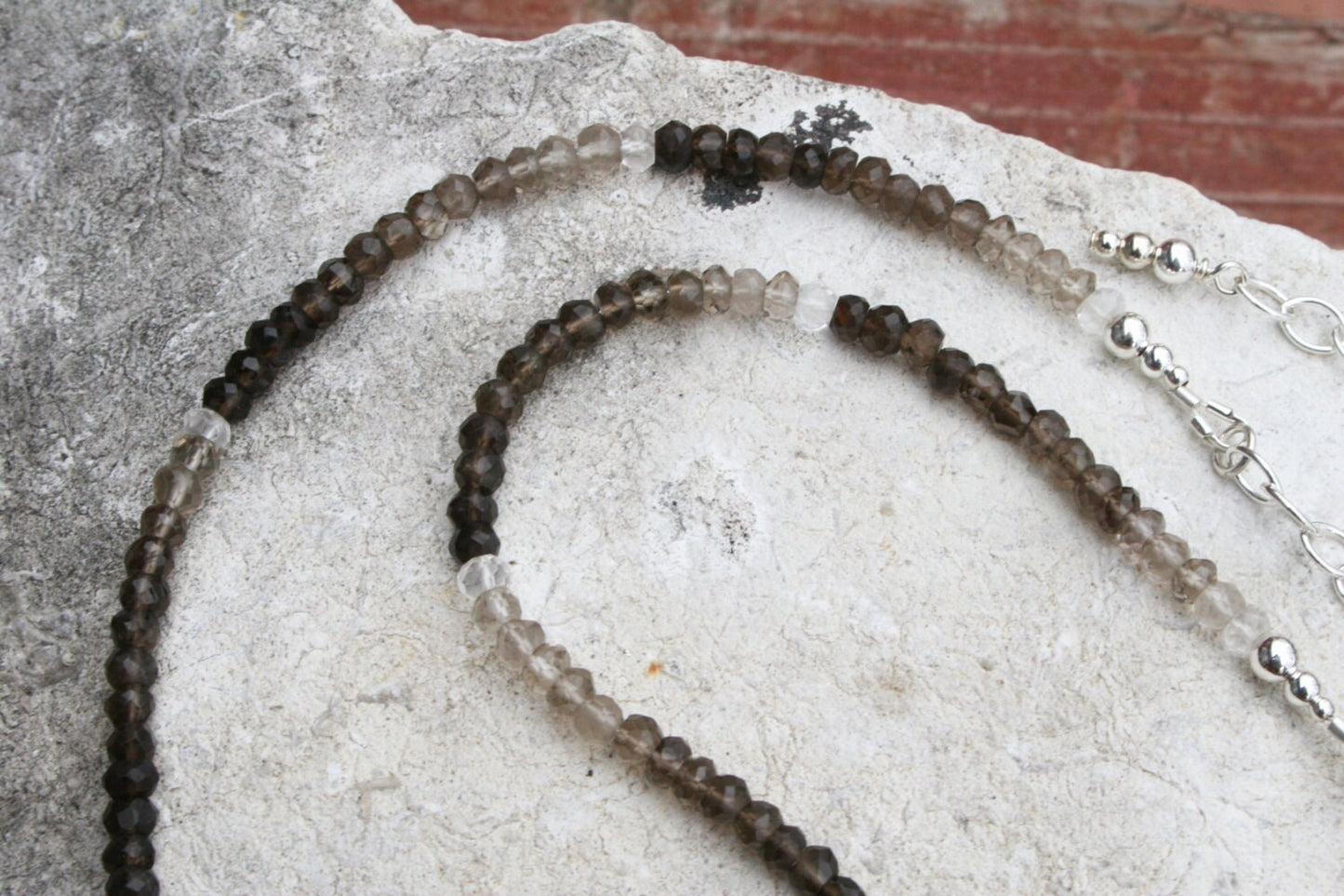 Ombre Smoky Quartz Necklace